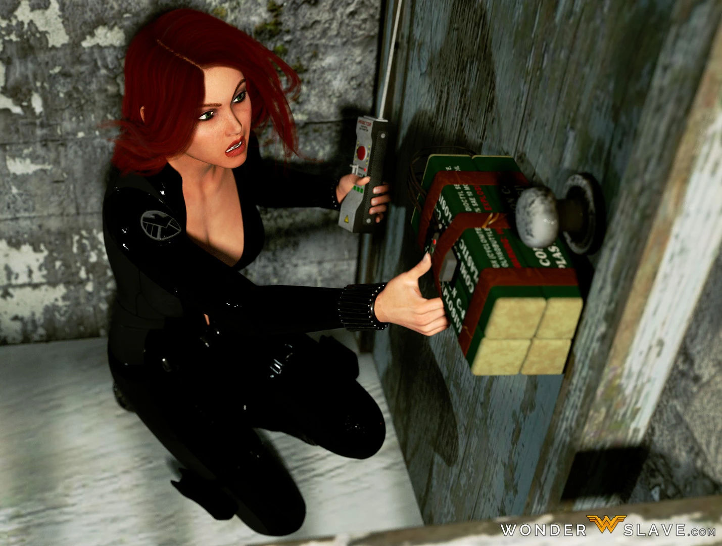 Agents Black Widow - Equipment Sabotage - Wonder Slave trainer game 0.3